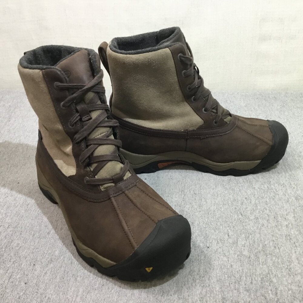 Keen Dry Men Keen Warm 200 Gram Insulated Leather Brown Boot Size 12